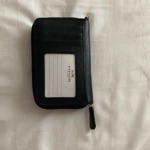 Coach Black Leather Wallet